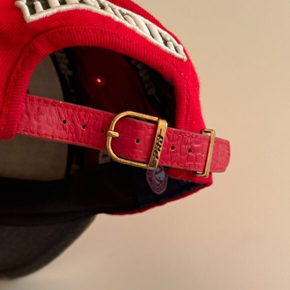 Atlanta Hawks NBA Cap hat strapback Pro Standard Leather Camo Vintage RARE - Picture 6 of 10